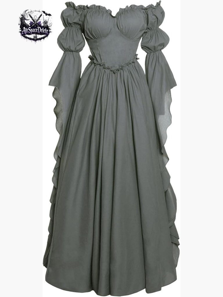 Medieval Renaissance Costume Dress Victorian Gown Women's Plus Size